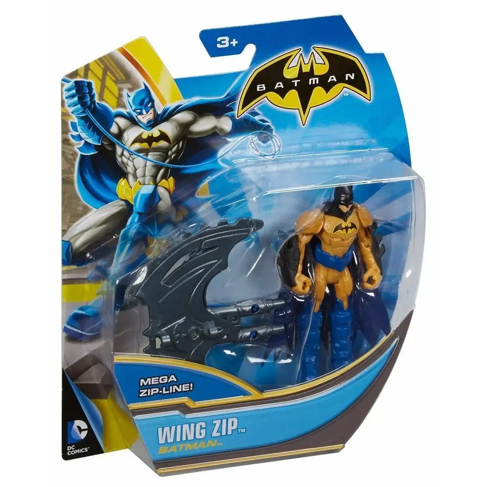Batman Basic 4-Inch Wing Zip Batman Figure DC Comics